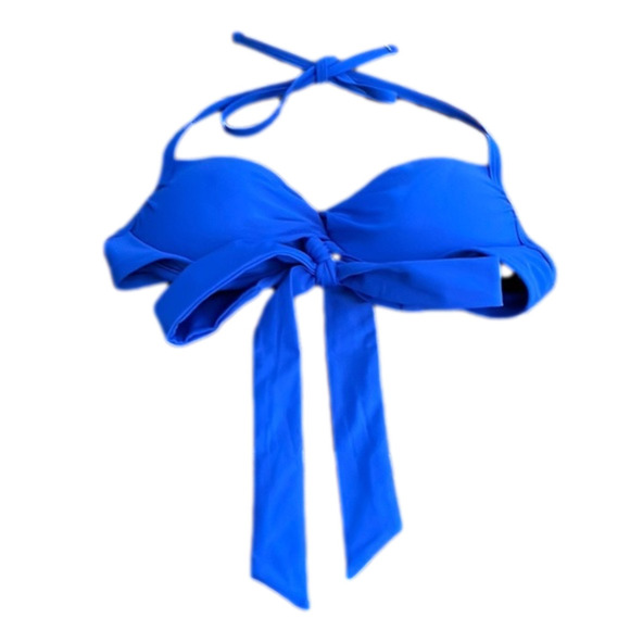 xhilaration Bikini top, Cobalt Blue, size medium, in good condition - Picture 1 of 4